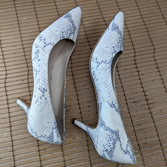 Cole Haan Womens Vesta Leather Snake Print Pointed Toe 3" Heels Shoes . Sz 9.5B. - Picture 5 of 11